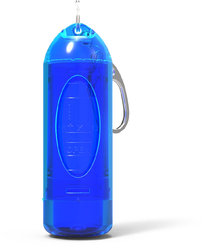 L-Style Lipstock Spitzen Case blau
