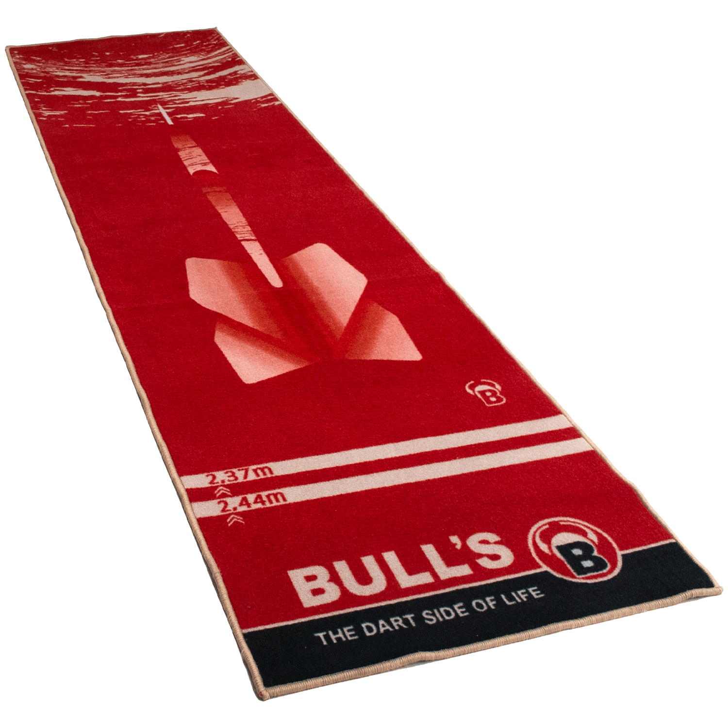 Bull‘s Carpet Mat 180 Dartmatte rot