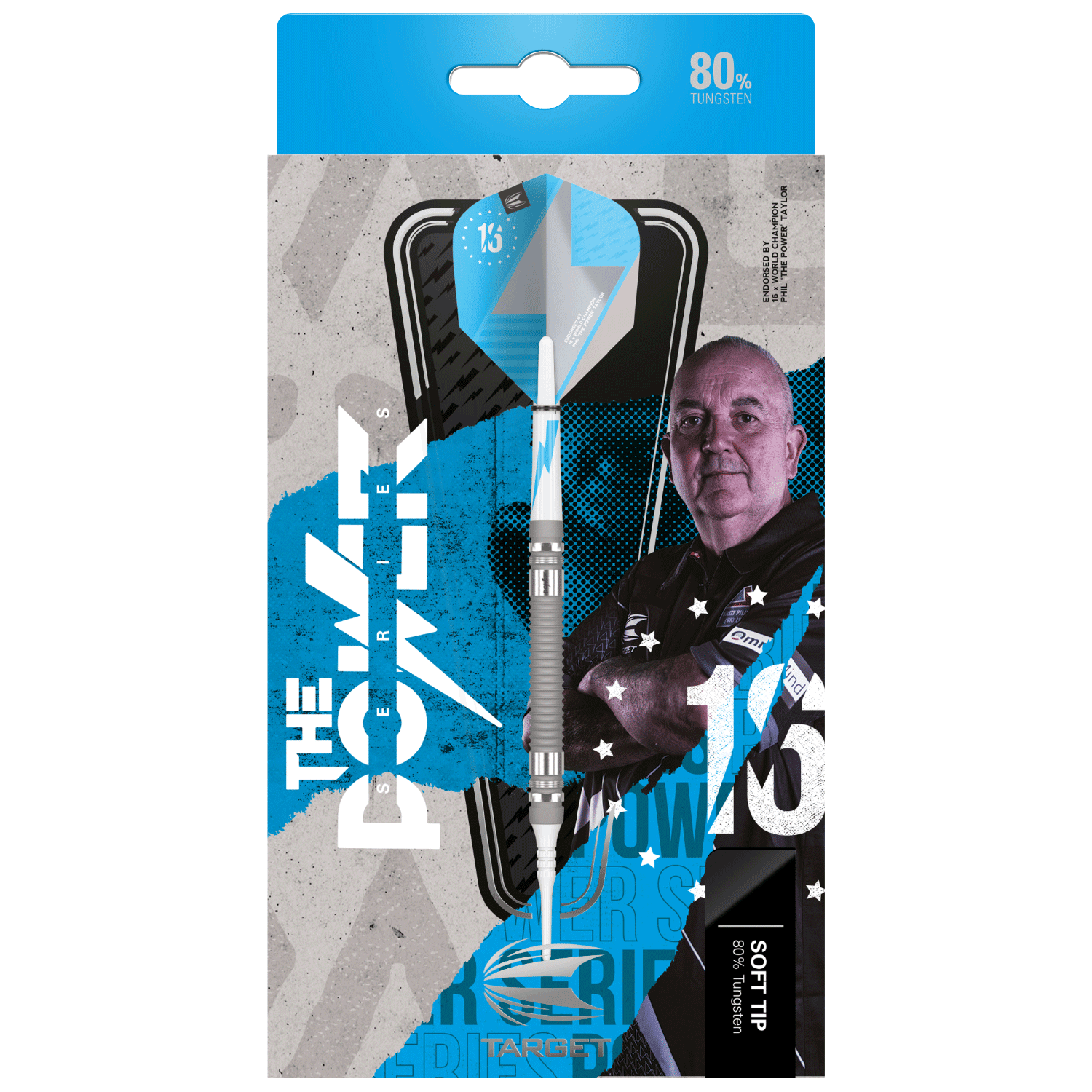 Target Phil Taylor The Power Series 80% Silver Softdarts