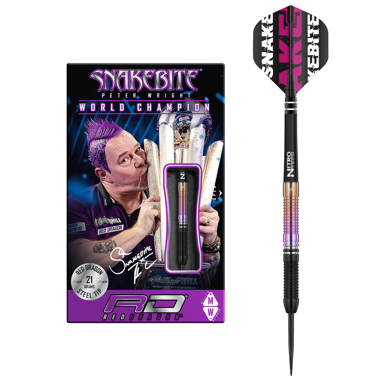 Red Dragon Peter Wright WC 2020 Edition Steeldarts