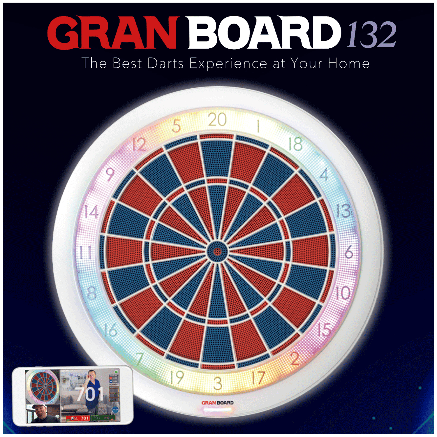 GranBoard 132 E-Dartboard