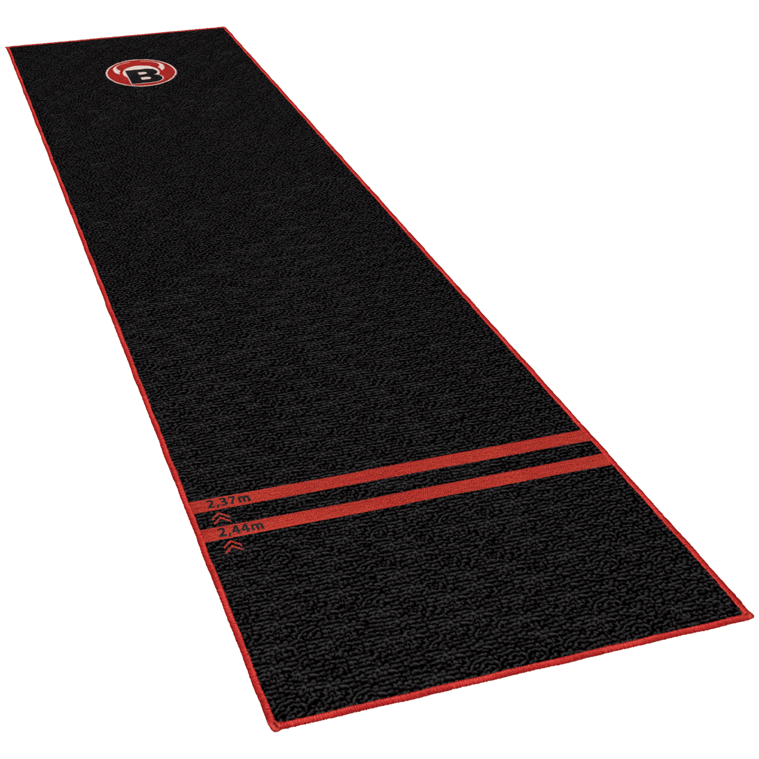 Bull‘s Carpet Mat 170 Dartmatte schwarz-rot