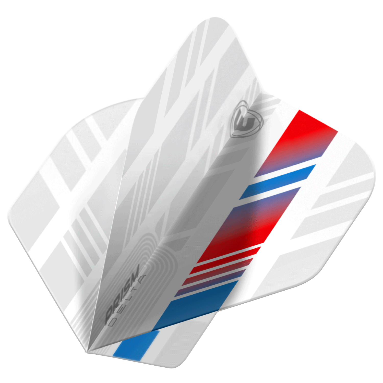 Winmau Prism Delta Flights Standard weiß-rot