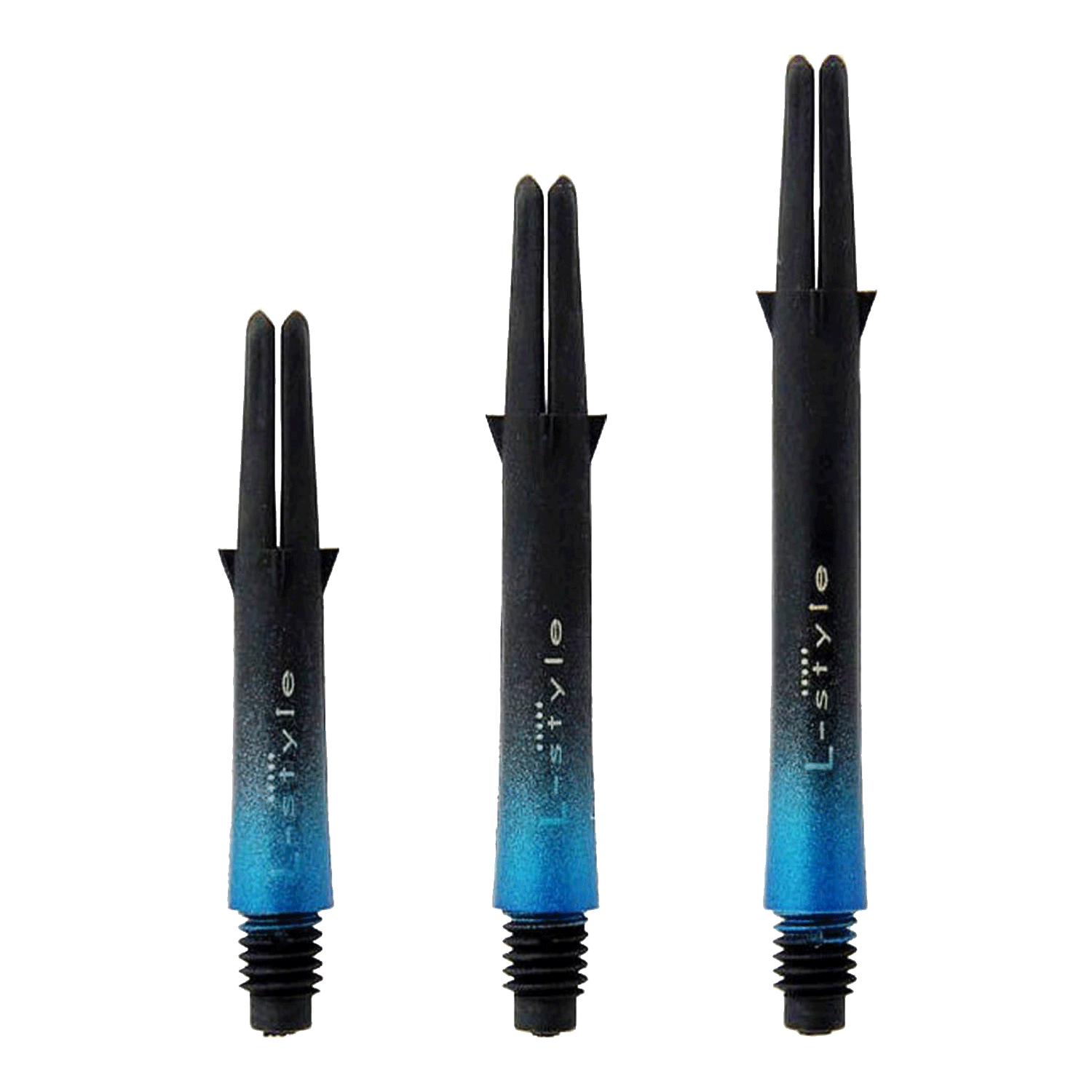 L-Style Carbon Lock Straight 2-Tone L-Shafts Schwarz Blau