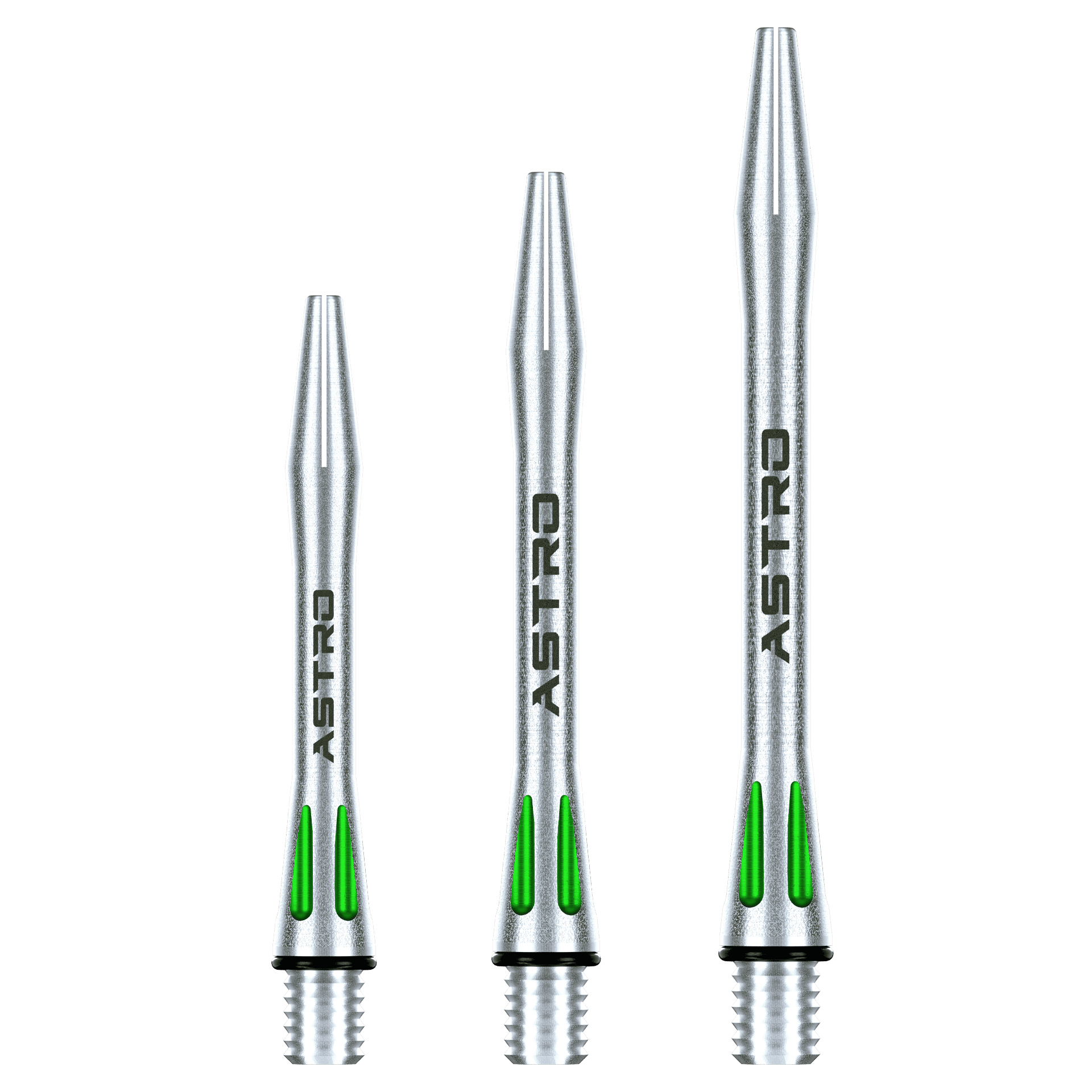 Winmau Astro Aluminium Shafts Grün