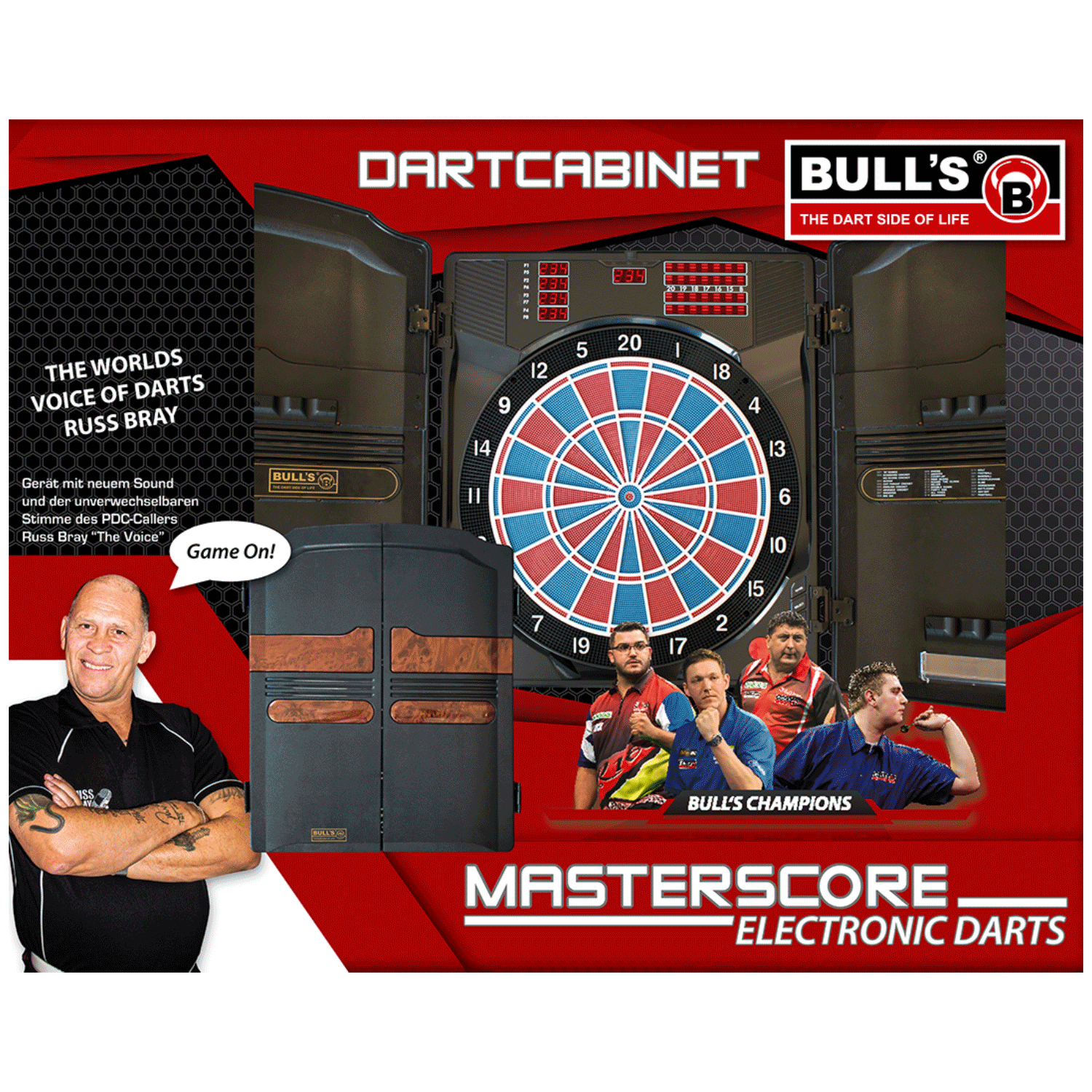 Bull‘s Master Score Russ Bray E-Dartboard