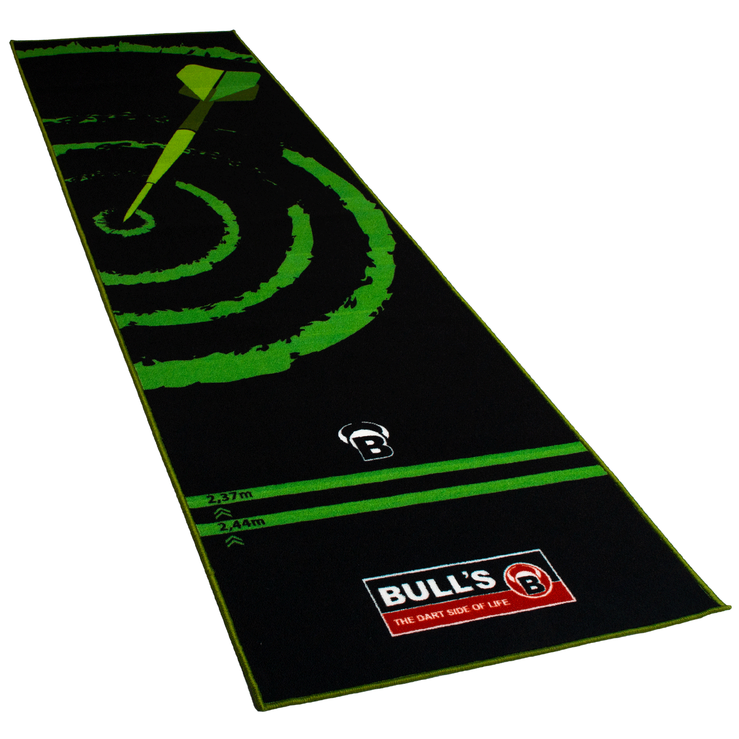 Bull‘s Carpet Mat 140 Dartmatte schwarz-grün