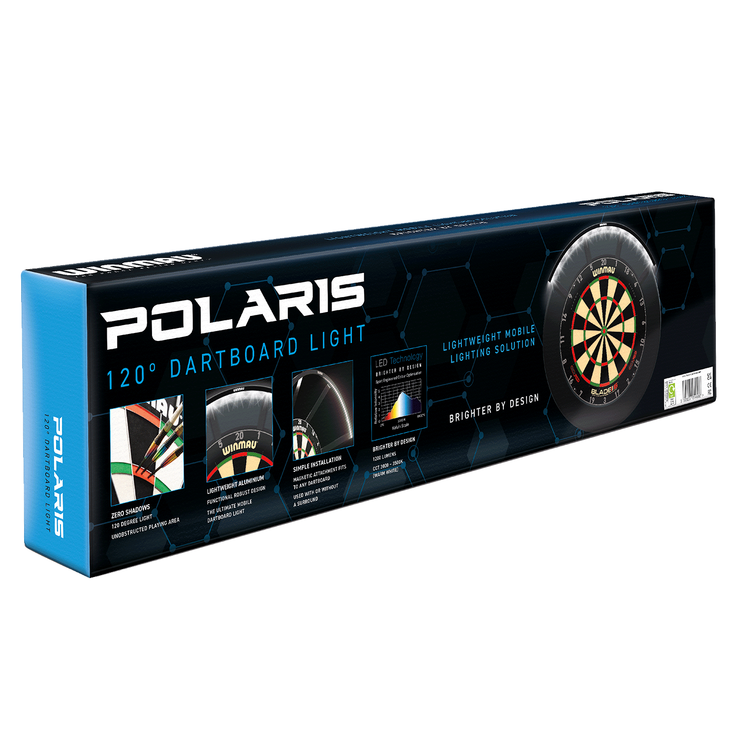 Winmau Polaris 120 LED Dartboard-Beleuchtung