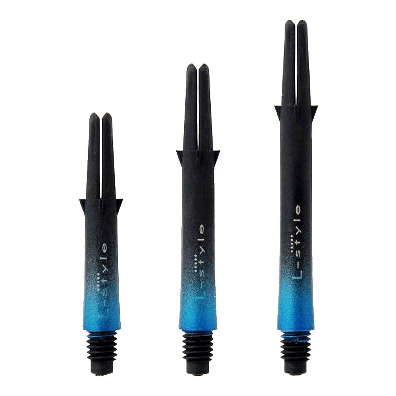 L-Style Carbon Lock Straight 2-Tone L-Shafts Schwarz Blau