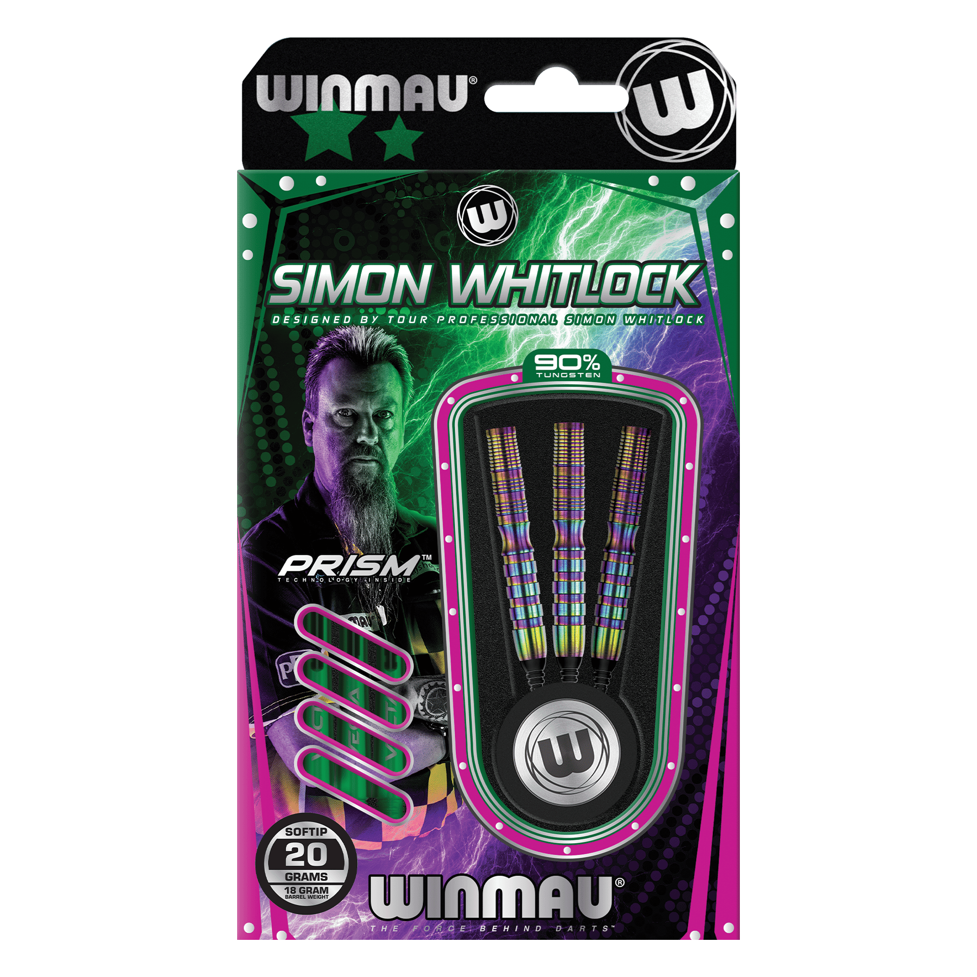 Winmau Simon Whitlock World Cup Rainbow SE Softdarts