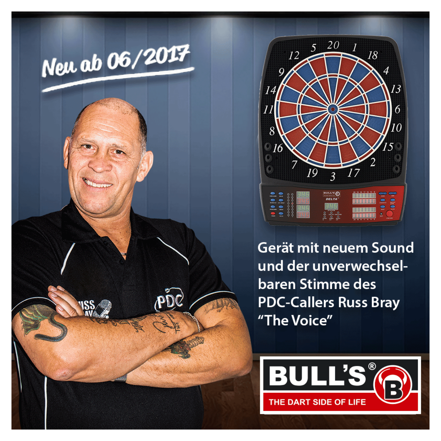 Bull‘s Delta IV Russ Bray E-Dartboard
