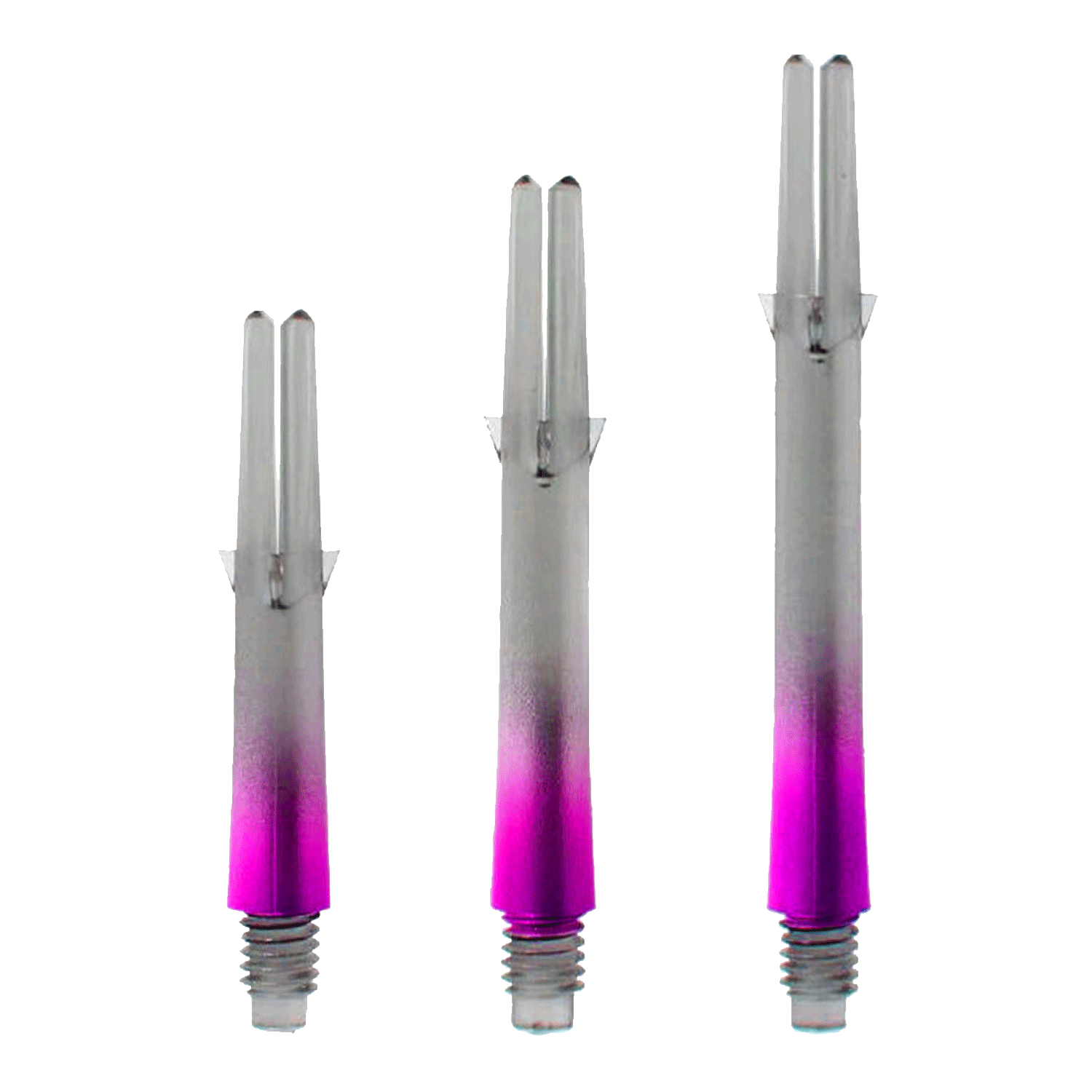 L-Style Lock Straight 2-Tone L-Shafts Schwarz Pink