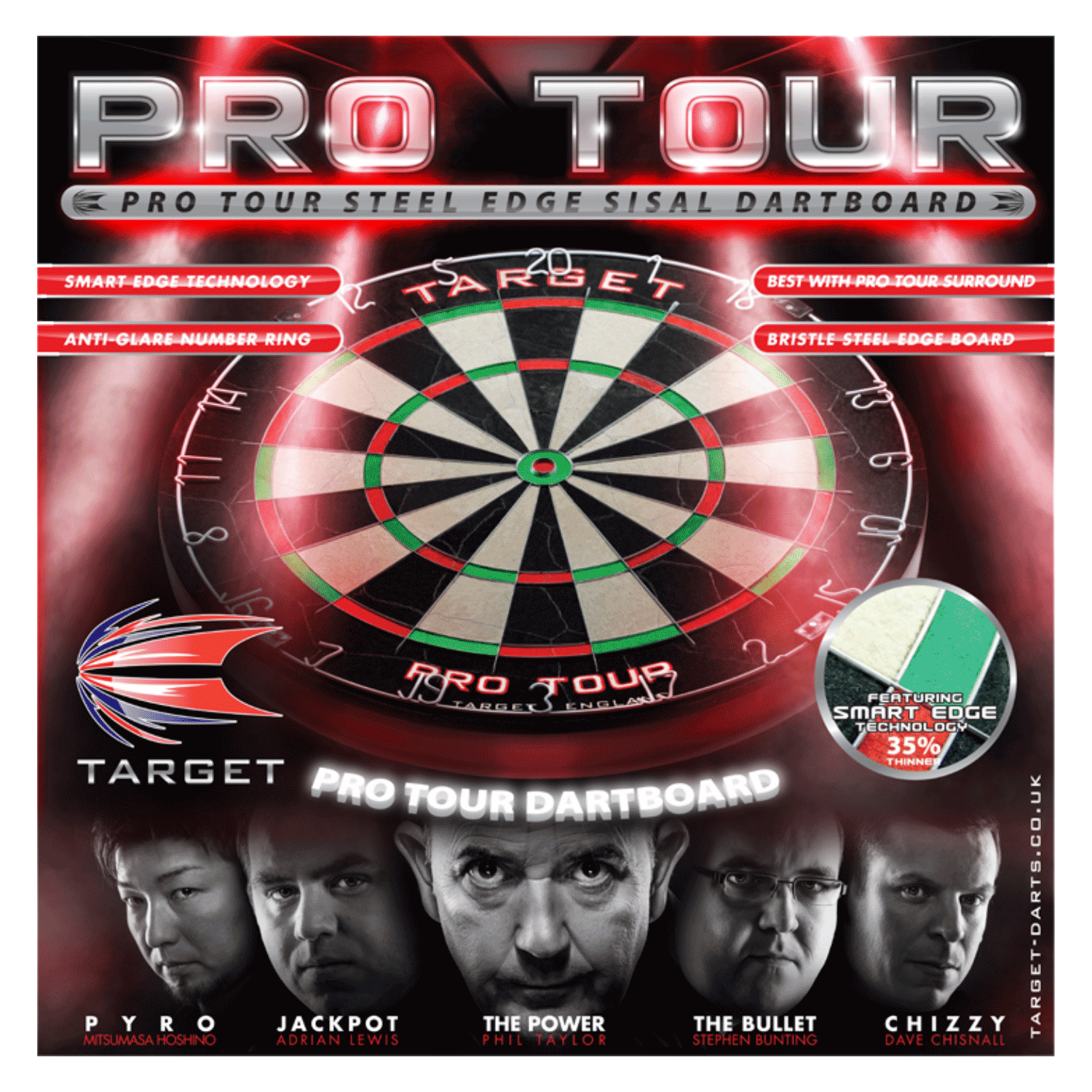 Target Pro Tour Bristle Dartboard